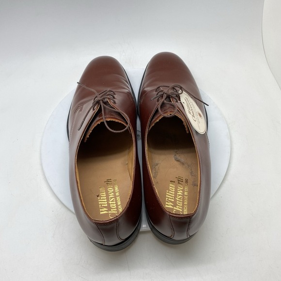 William Chatsworth Oxford Dress Shoes Mens 13 D Brown Leather England Preppy main image 5